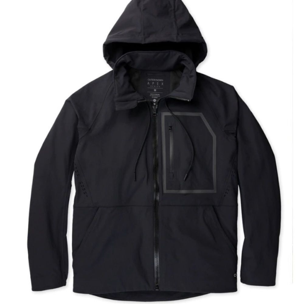 Outerknown Active Apex Jacket Black Athletic‎ Wat… - image 1